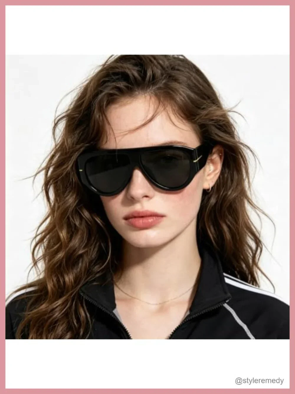 Oversized Square Sunglasses for Women UV400 Protection